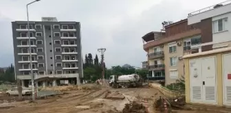 Nazilli'de sağanak olumsuzluk yarattı