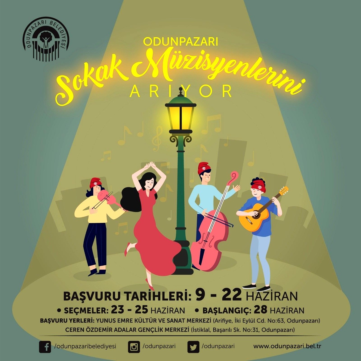 Odunpazarı sokak müzisyenlerini arıyor