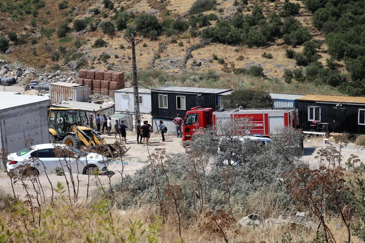 Son dakika haber! Şantiyede yangın paniği