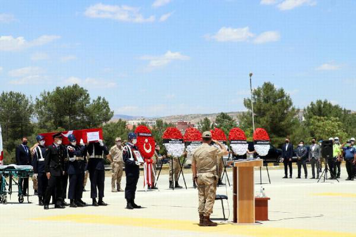 Son dakika: Şehit güvenlik korucusu için tören düzenlendi
