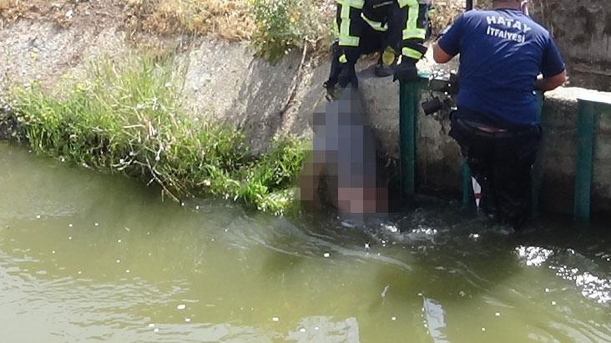 Sulama kanalında bir erkeğe ait cansız beden bulundu