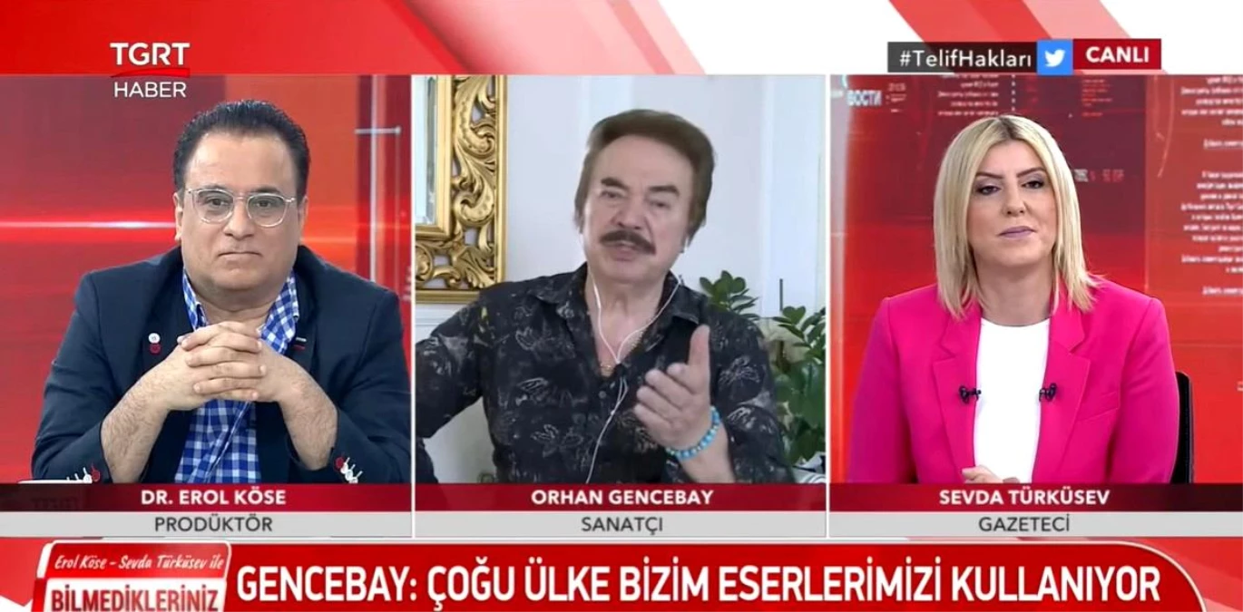 Ünlü sanatçı Orhan Gencebay: "Her şeyi devletten beklemeyelim"