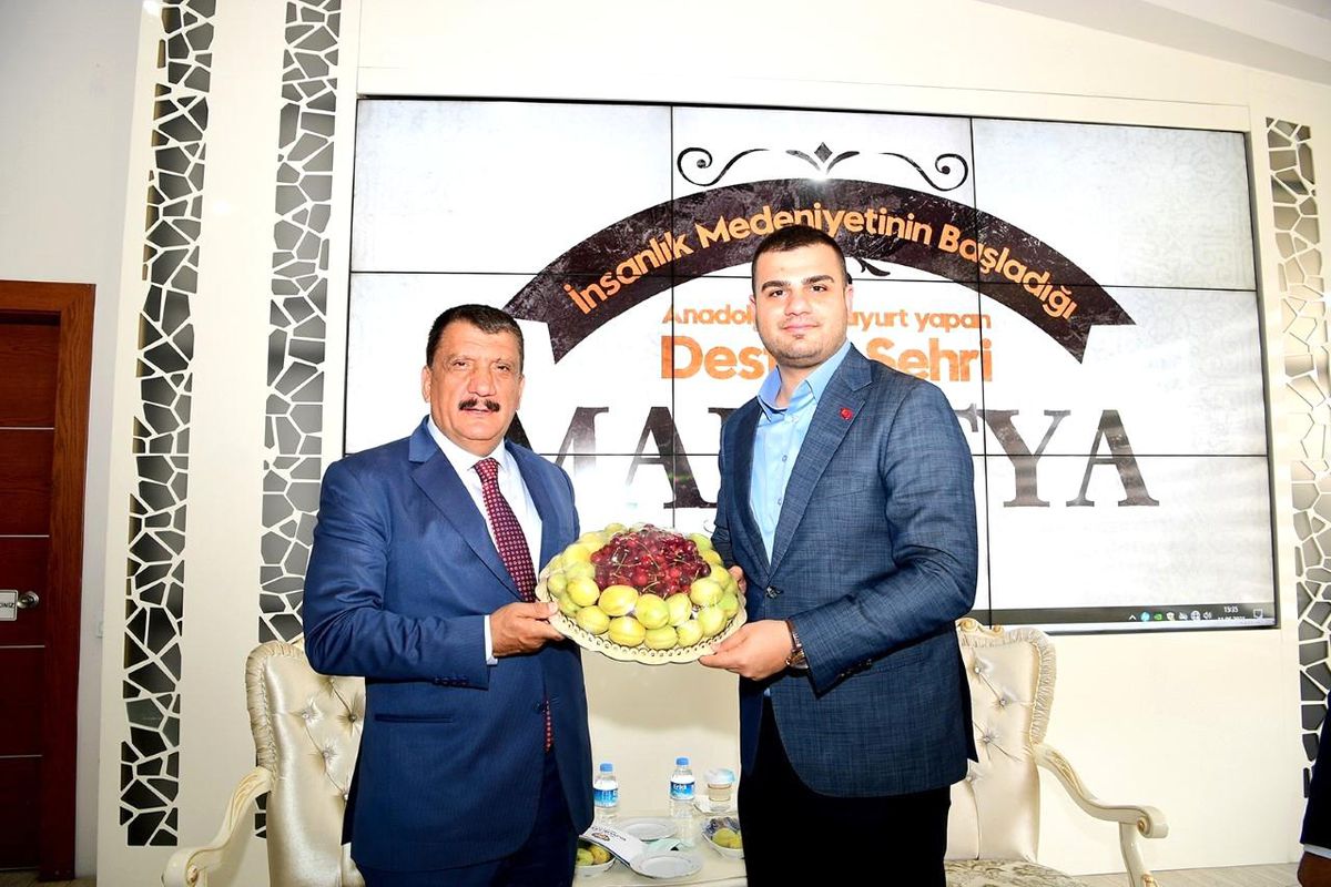 AK Partili İnan, Başkan Gürkan\'ı ziyaret tti