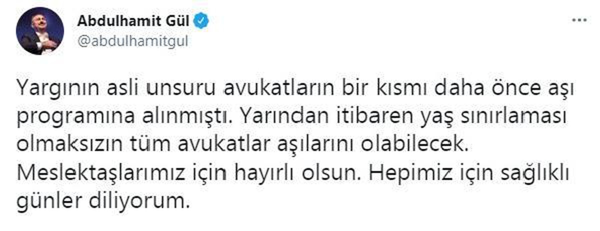 Bakan Koca: Tüm avukatlarımız aşı olabilirler (2)