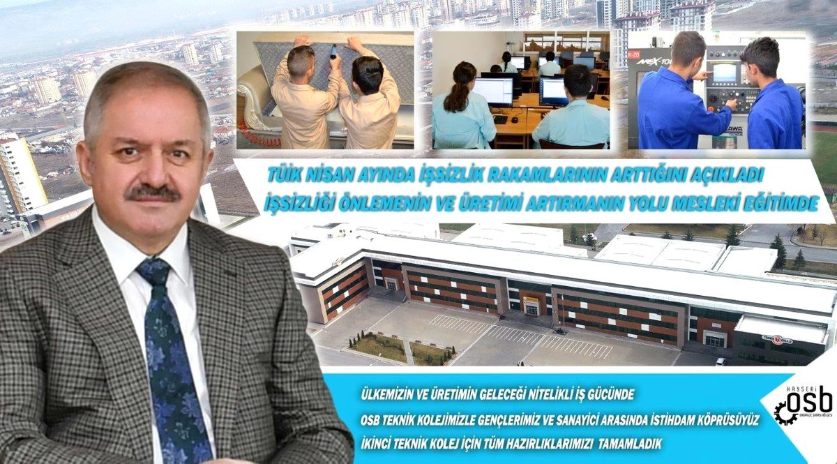 Başkan Nursaçan: "İşsizliği önlemenin yolu mesleki eğitimde"