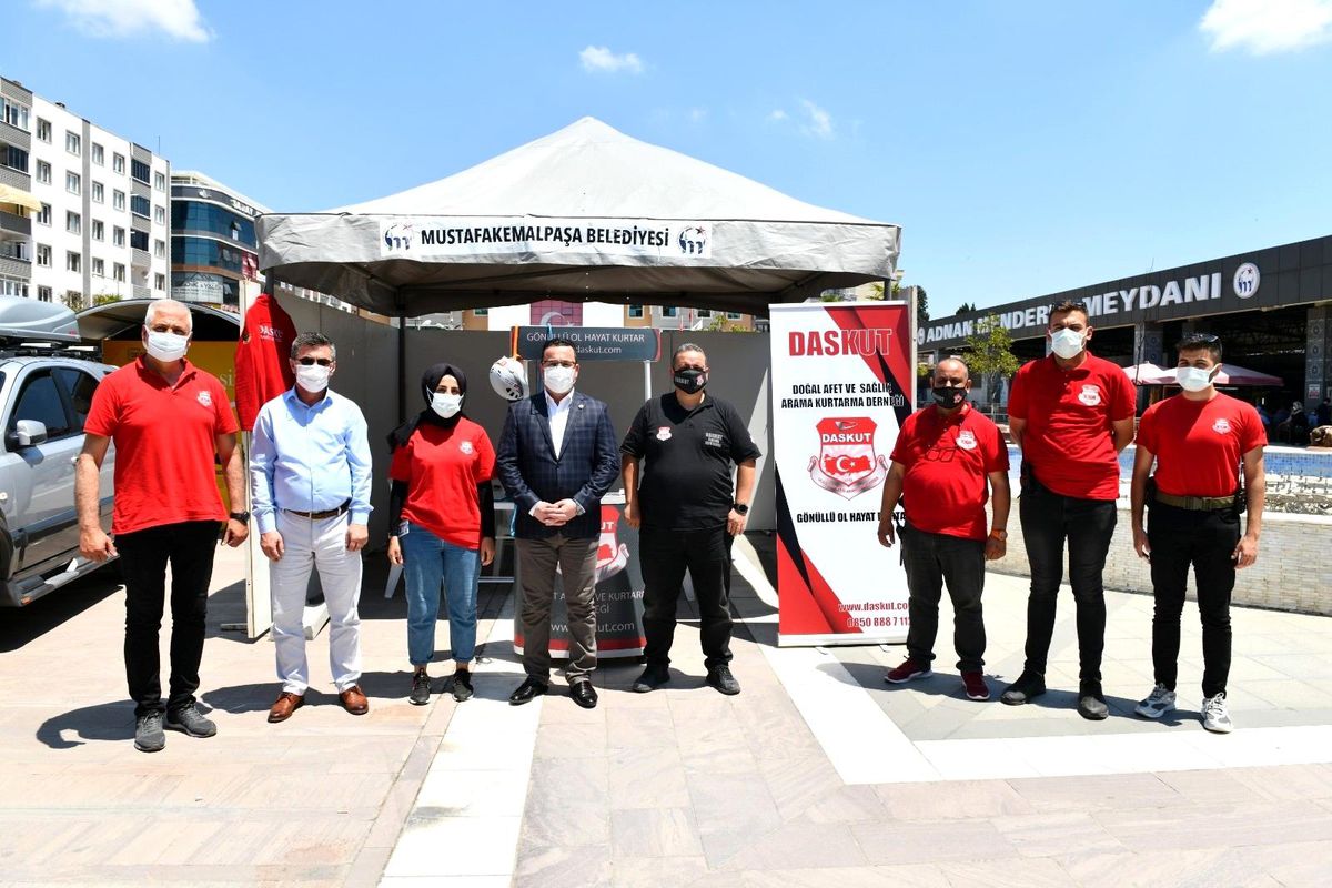DASKUT\'tan deprem standı