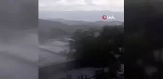 Dolu yağışı tarım arazilerine zarar verdi