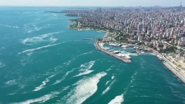 (DRONE) Müsilaj temizleme çalışmaları devam ediyor