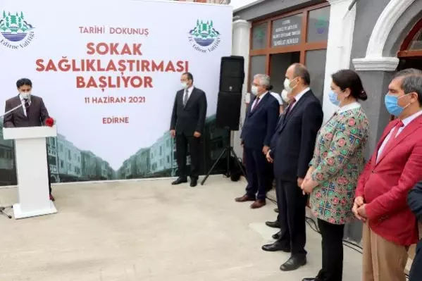 Edirne sokaklarında 'Tarihi Dokunuş'