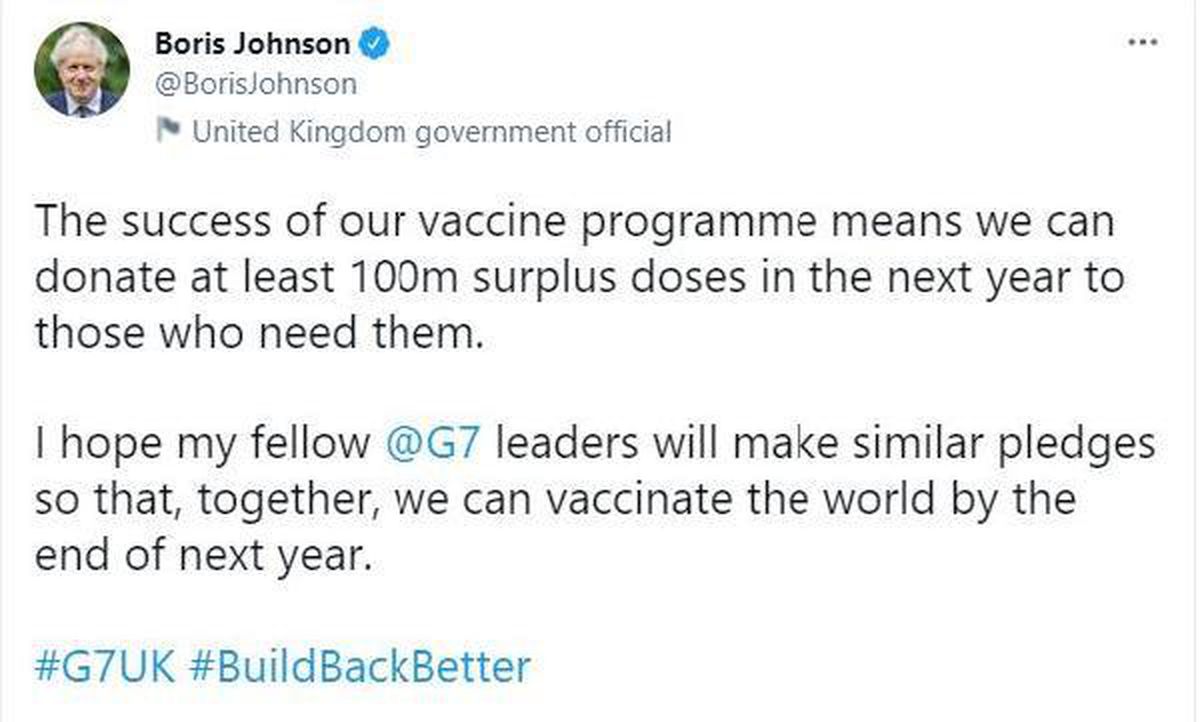 İngiltere Başbakanı Johnson\'dan G7 aşı programı açıklaması