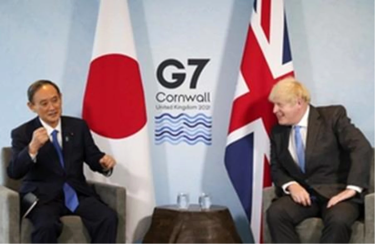 Son dakika haberi! Japonya Başbakanı Suga ile Johnson\'dan G7 görüşmesi