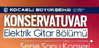 Konservatuvar Elektrik Gitar Bölümü öğrencilerinden yıl sonu konseri