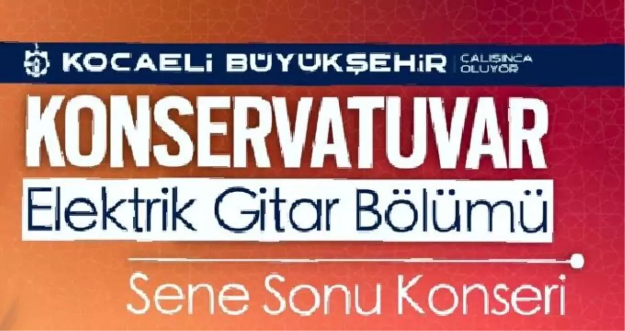 Konservatuvar Elektrik Gitar Bölümü öğrencilerinden yıl sonu konseri