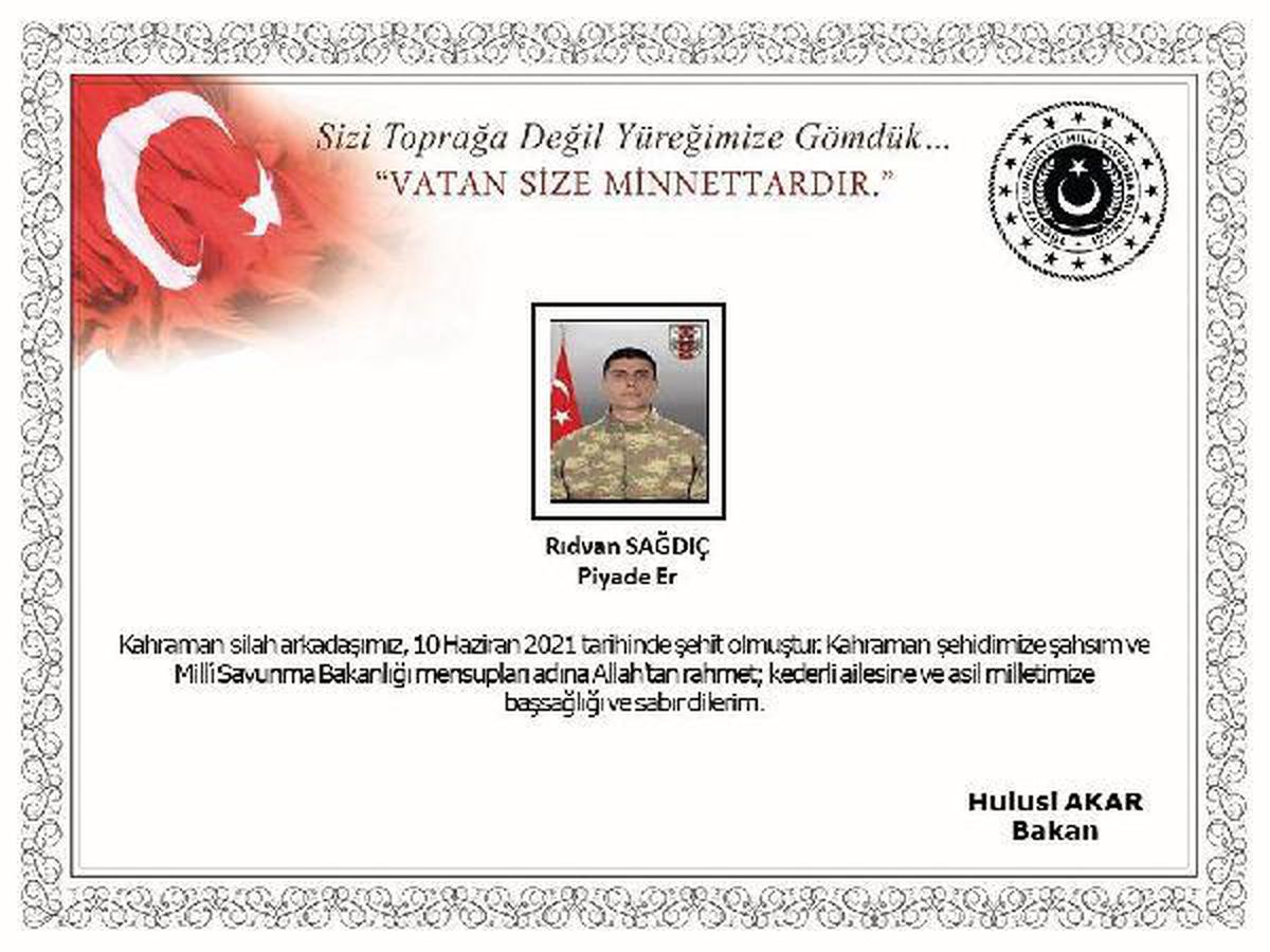 MSB: 1 askerimiz şehit oldu (2)