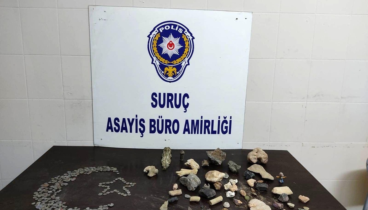 Şanlıurfa\'da 393 adet tarihi eser ele geçirildi