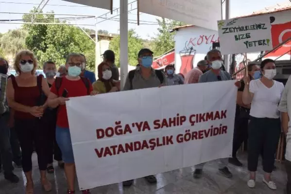 Seferihisar'da köylülerden JES eylemi