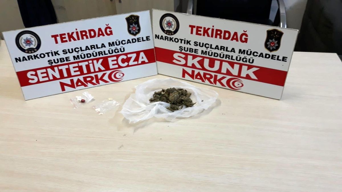 Tekirdağ\'ın 3 ilçesinde uyuşturucu operasyonu: 4 gözaltı