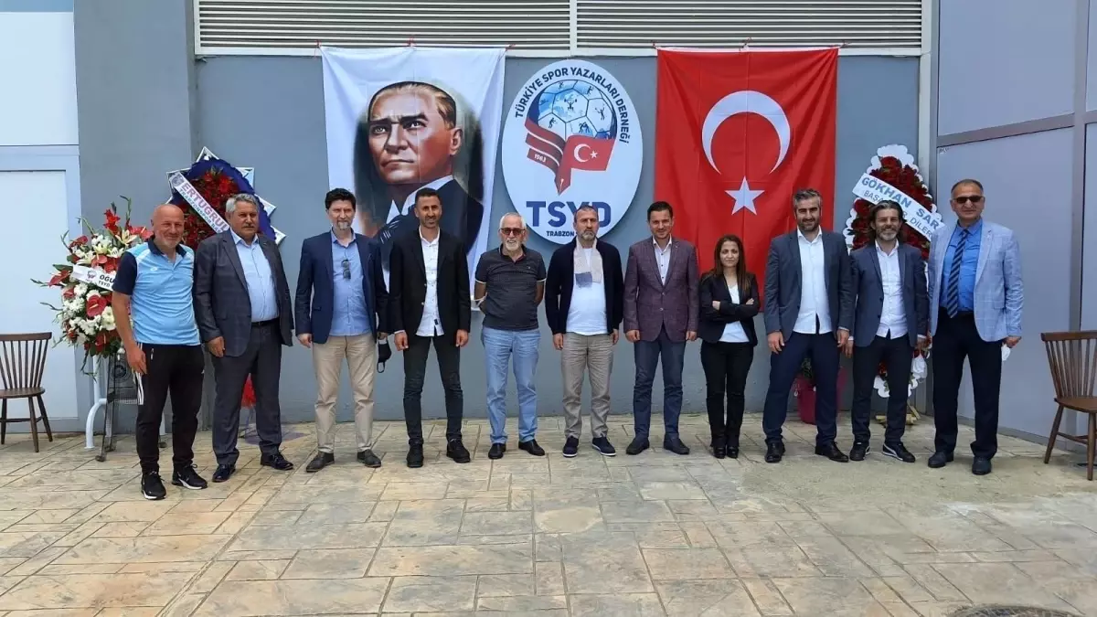 TSYD Trabzon Şubesi\'ne ilk ziyaret Mustafa Hacıkerimoğlu\'ndan