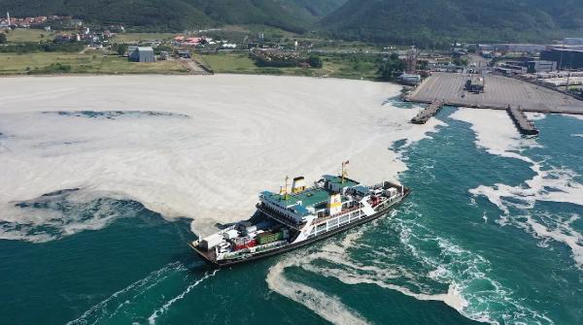 Yalova\'da deniz yeniden müsilajla kaplandı
