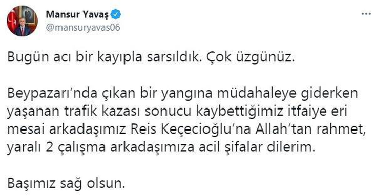 Son dakika haberleri | Yangına müdahaleye giden itfaiye aracı devrildi: 3 yaralı (2)