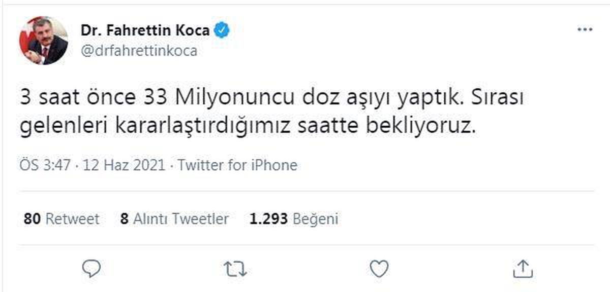 Bakan Koca: Bugün 450 bin kişinin önemli randevusu var (3)