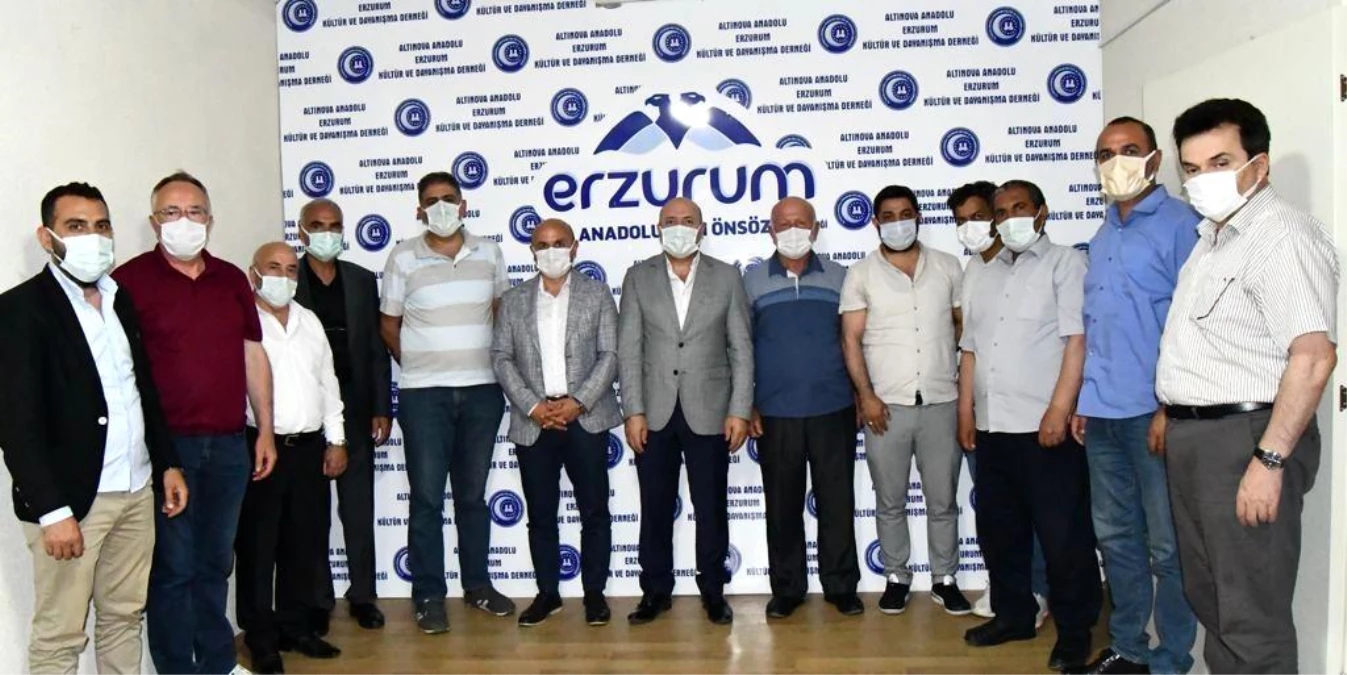 Başkanlardan Erzurumlular\'a ziyaret