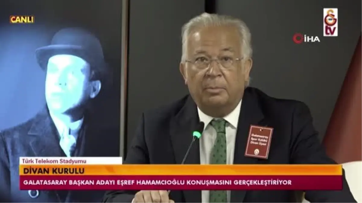 Eşref Hamamcıoğlu: "İşini bilen, Galatasaray\'da kendini ispat etmiş kişilerden oluşan yönetimle görev yapacağız"