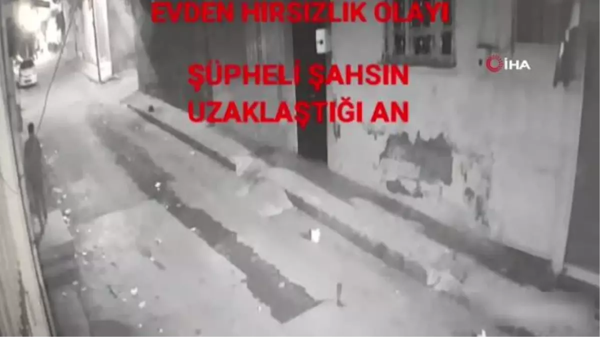 Son dakika yerel: İkametten hırsızlık kamerada