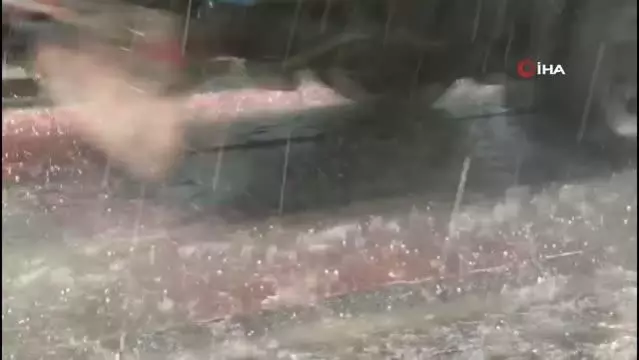 İstanbul'da dolu yağışı