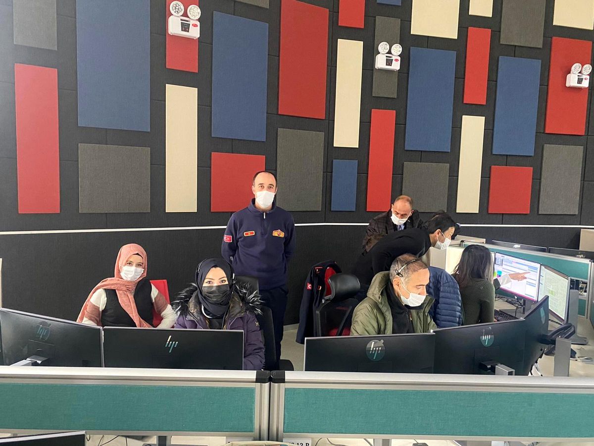 Son dakika haberleri: İtfaiye Müdürlüğü 112 Acil Çağrı Merkezinde hizmetine devam ediyor