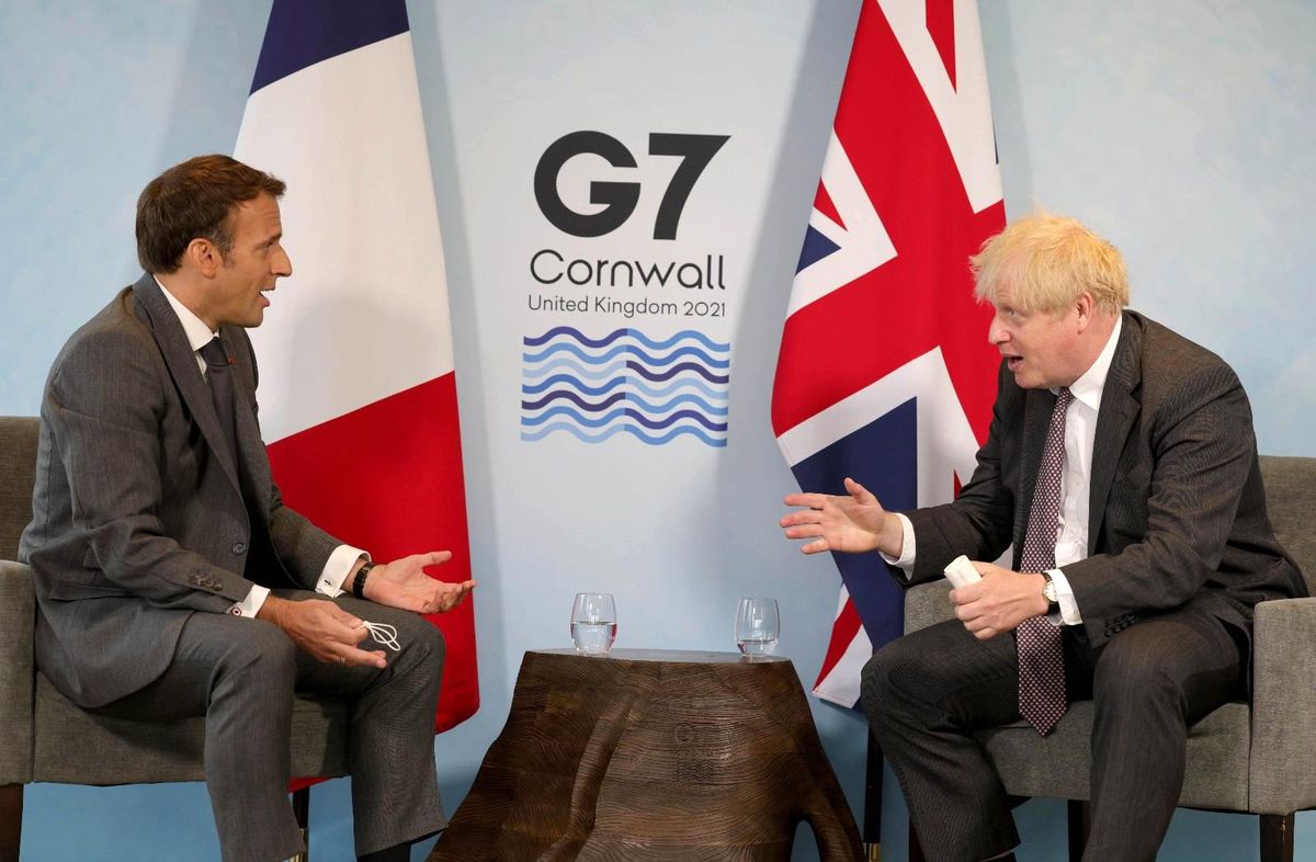 Johnson ile Macron\'dan G7 görüşmesi