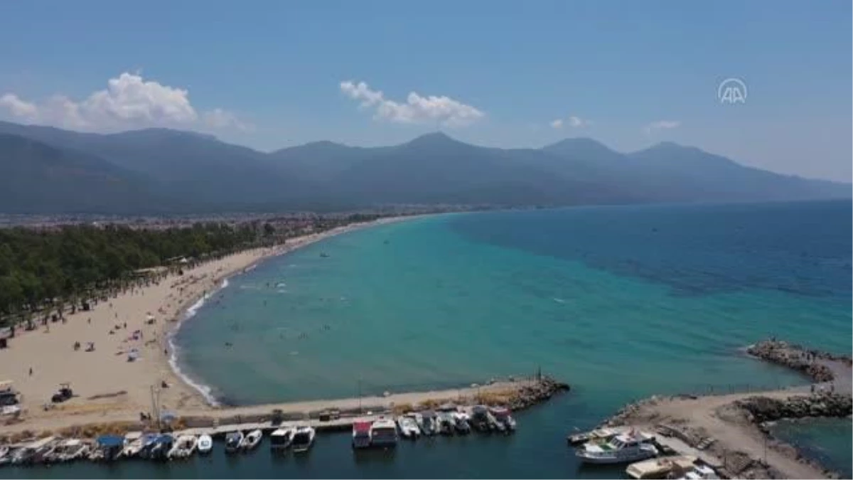 Kuşadası ve Didim sahillerinde, yoğunluk yaşanıyor