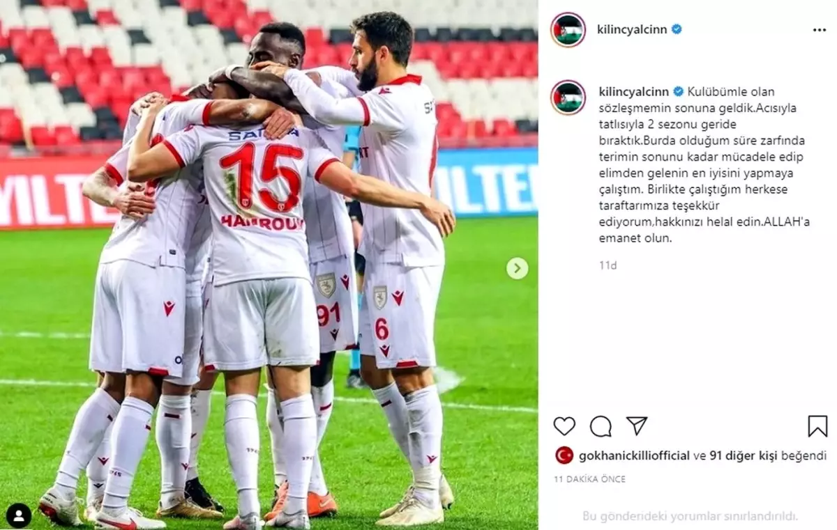 Samsunspor\'da 1 ayrılık daha kesinleşti