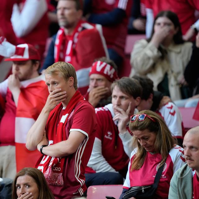 Son Dakika: EURO 2020'de kahreden anlar! Christian Eriksen'in kalbi durdu