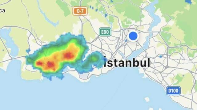 Son Dakika Istanbul Da Siddetli Yagmur Bir Anda Bastirdi Meteoroloji Den Sari Kodlu Sel Ve Dolu Uyarisi Geldi Son Dakika