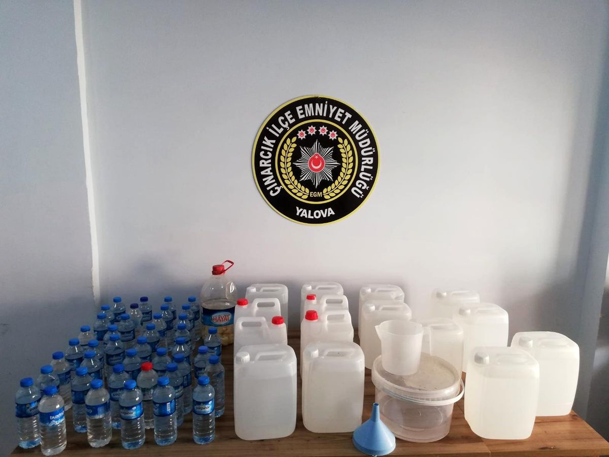 Son dakika haberi: Yalova\'da kaçak alkol operasyonu
