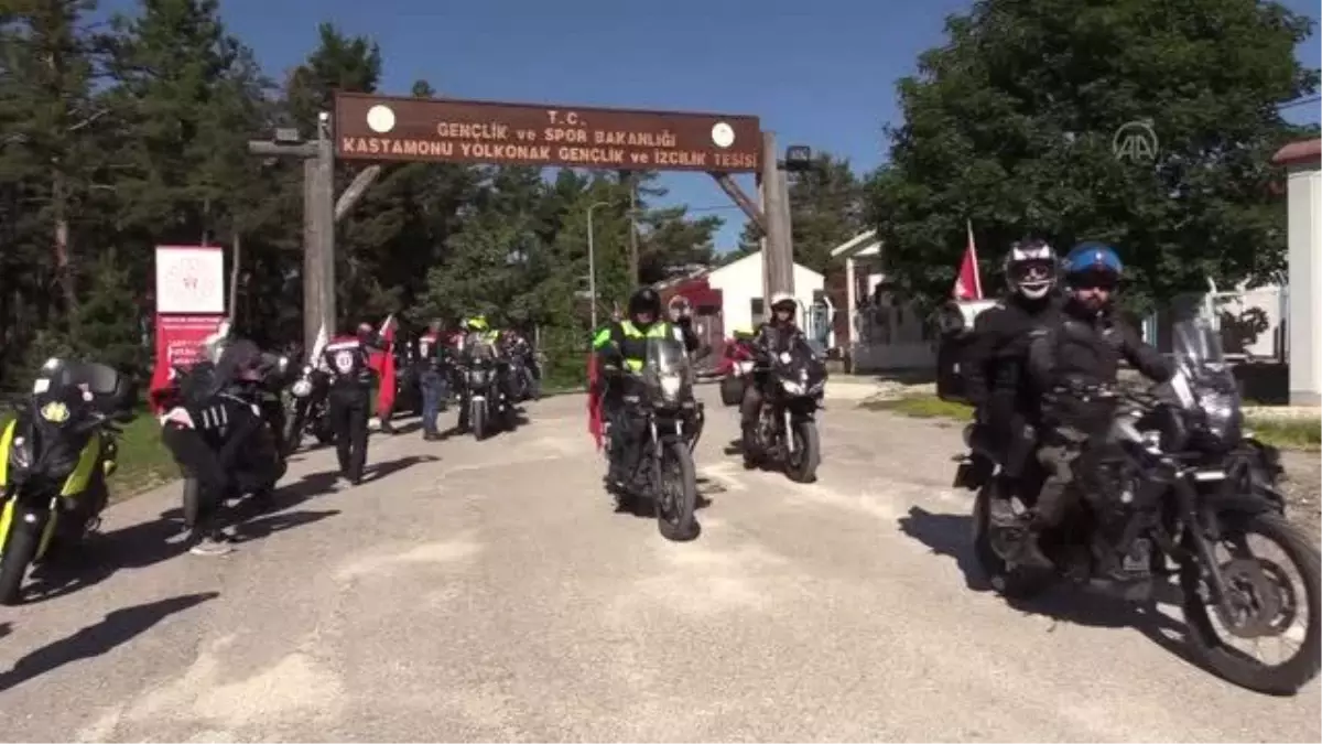 KASTAMONU - İnebolu\'dan Ankara\'ya "İstiklal Sürüşü"nün ikinci etabı başladı