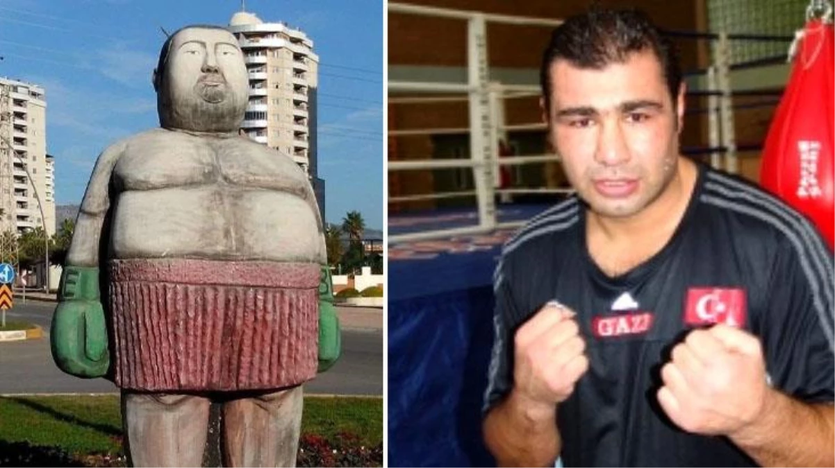 Efsane boksör Sinan Şamil anısına yapılan heykele tepki yağıyor