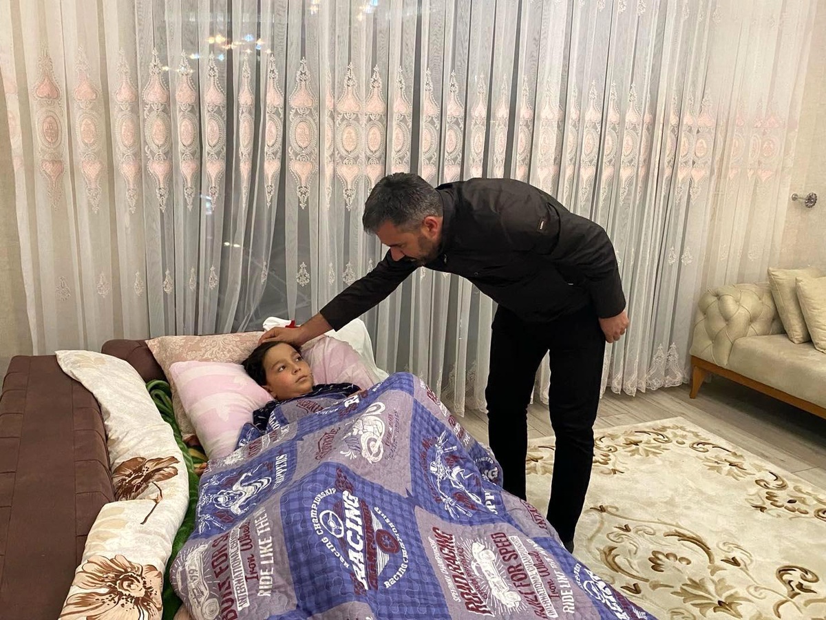 Başkan Ertuğrul Çetin, hasta ziyaretlerini aksatmıyor