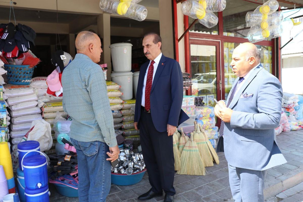 Başkan Yalçınkaya esnaf ve vatandaşla buluşmalarını sürdürüyor