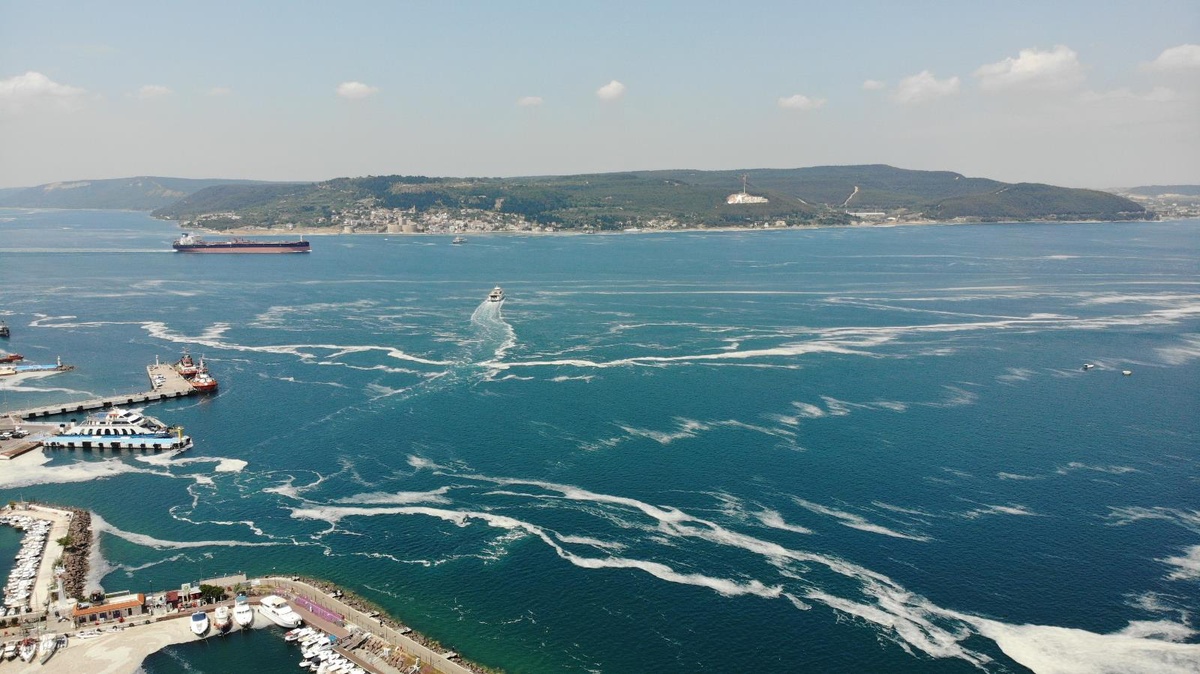 Çanakkale Boğazı\'nda 1 haftada 198 metreküp müsilaj toplandı