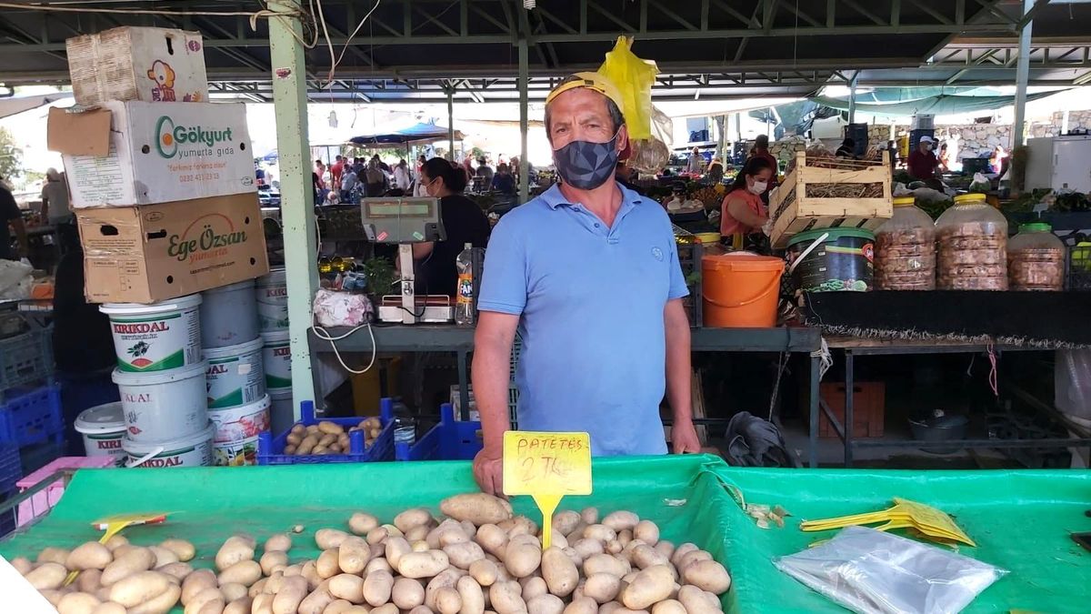 Datça\'da patates üreticisi dertli