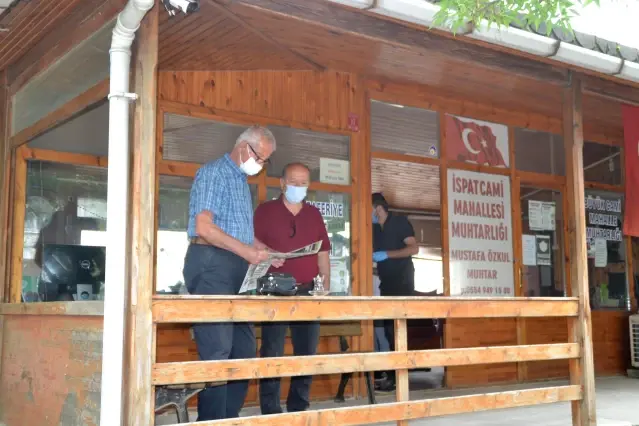 Kısıtlamada muhtarlıkların olduğu ofisten hırsızlık yapan zanlı güvenlik kameralarınca görüntülendi