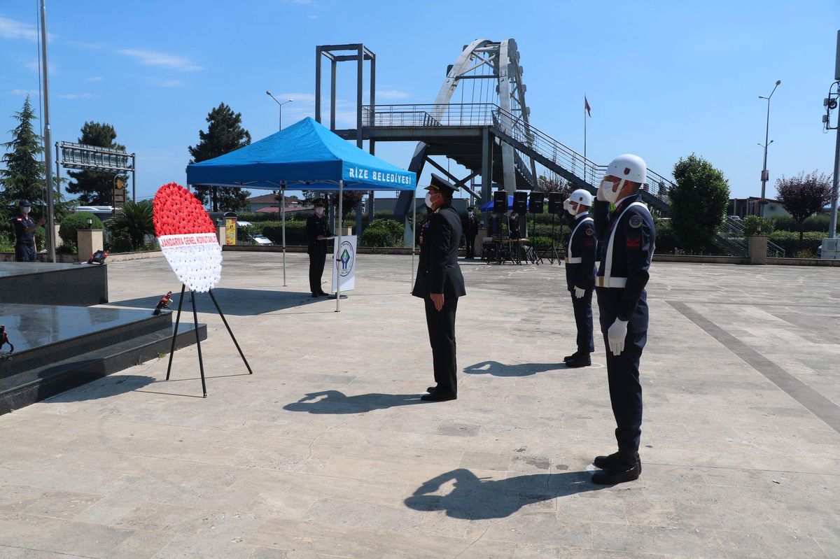 Jandarma Teşkilatı\'nın 182. kuruluş yıl dönümü Rize\'de kutlandı