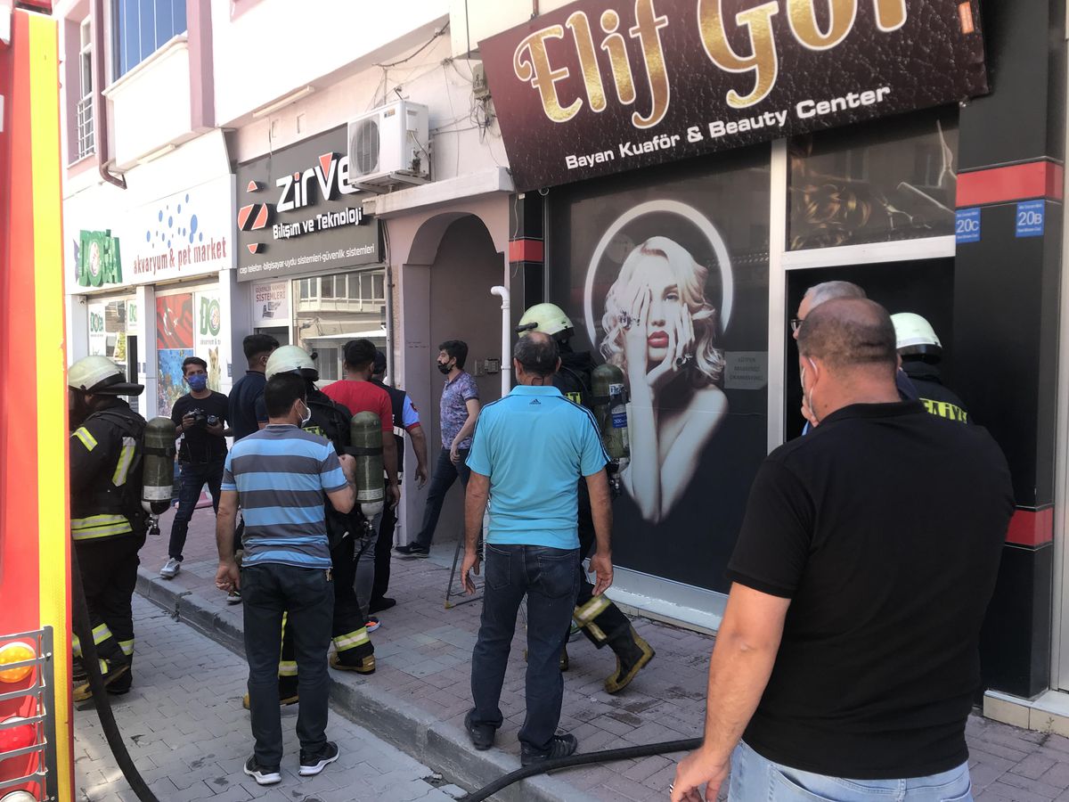 Karaman\'da iş yerinde yangın çıktı