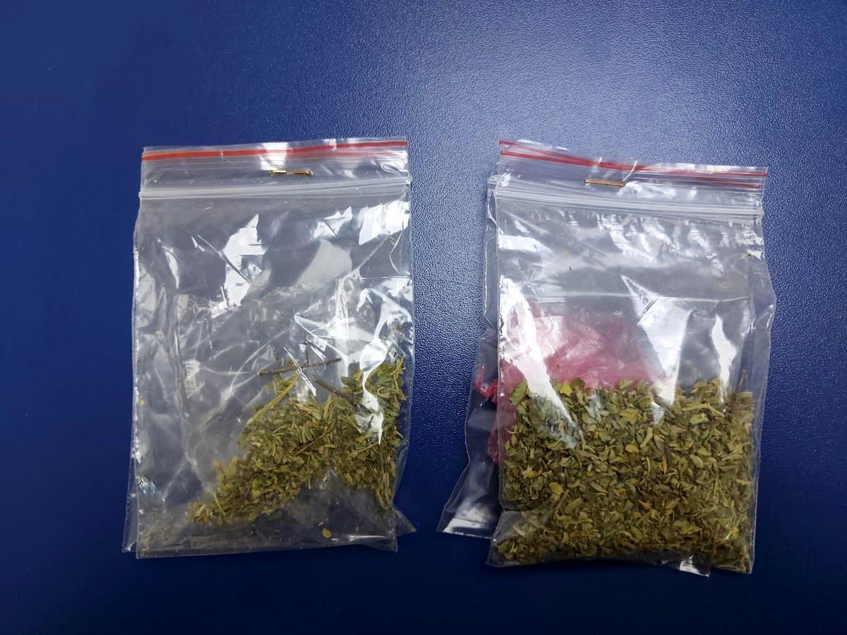 Polisin şüphelenerek arama yaptığı 2 kişinin üzerinden uyuşturucu çıktı