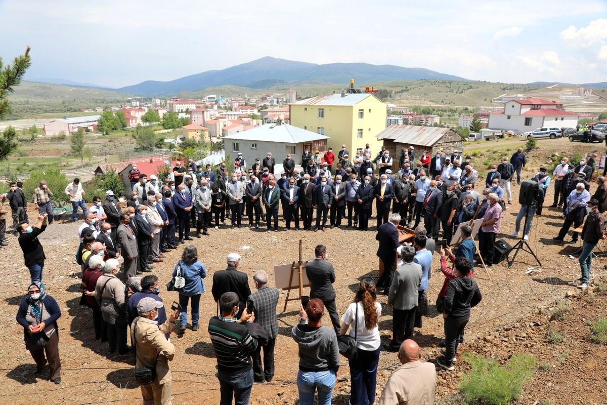 Refahiye\'de cemevi inşaatının temeli atıldı