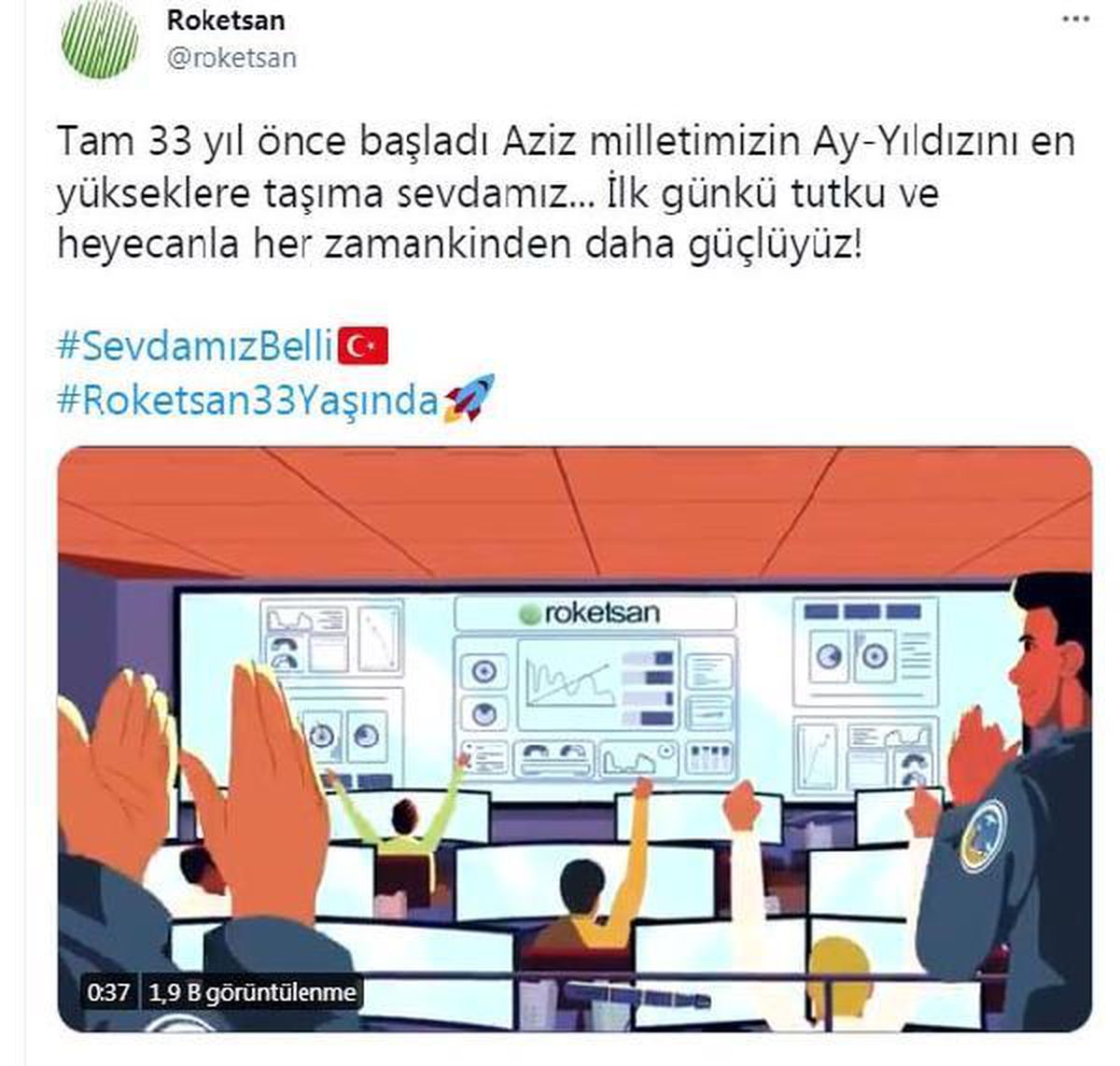 Roketsan 33 yaşında