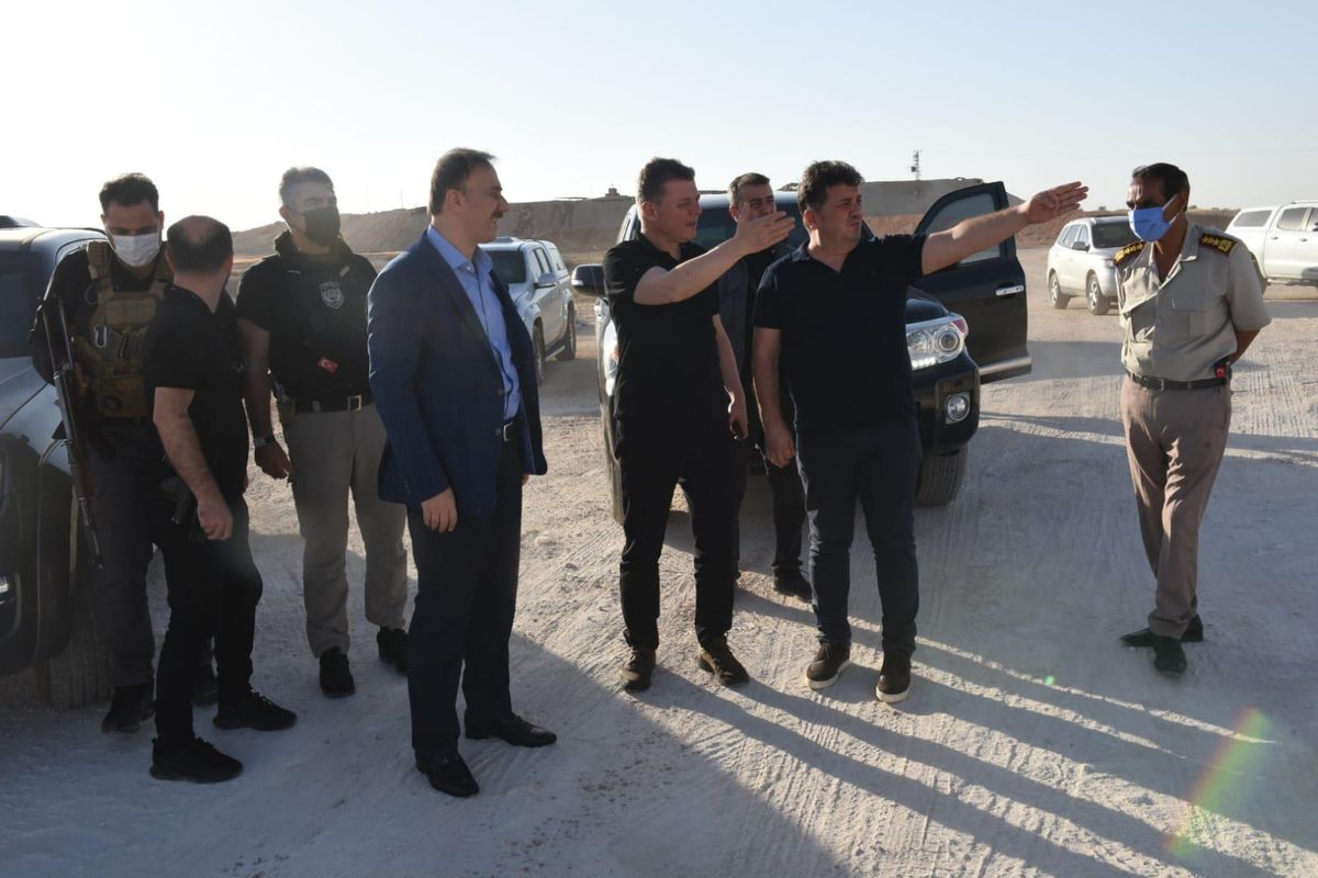 Şanlıurfa Valisi Abdullah Erin Tel Abyad\'da yürütülen çalışmaları inceledi