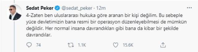Sedat Peker'den 'gözaltına alındı' iddialarına yanıt: Yetkililerle karşılıklı sohbette bulunduk